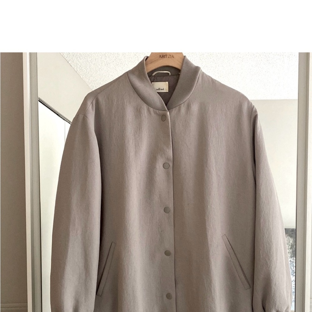 Wilfred Gray Bomber Jacket